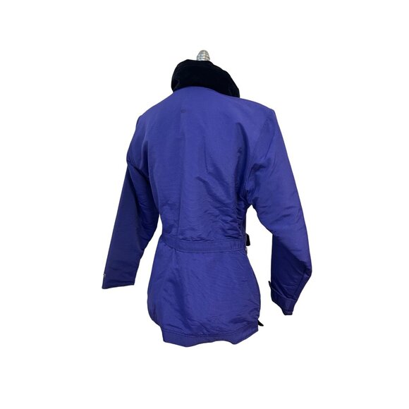 Vintage Nils Womens Purple Ski/Snowboard Jacket Size 10 Fits 8 Velvet Lining - Picture 3 of 7